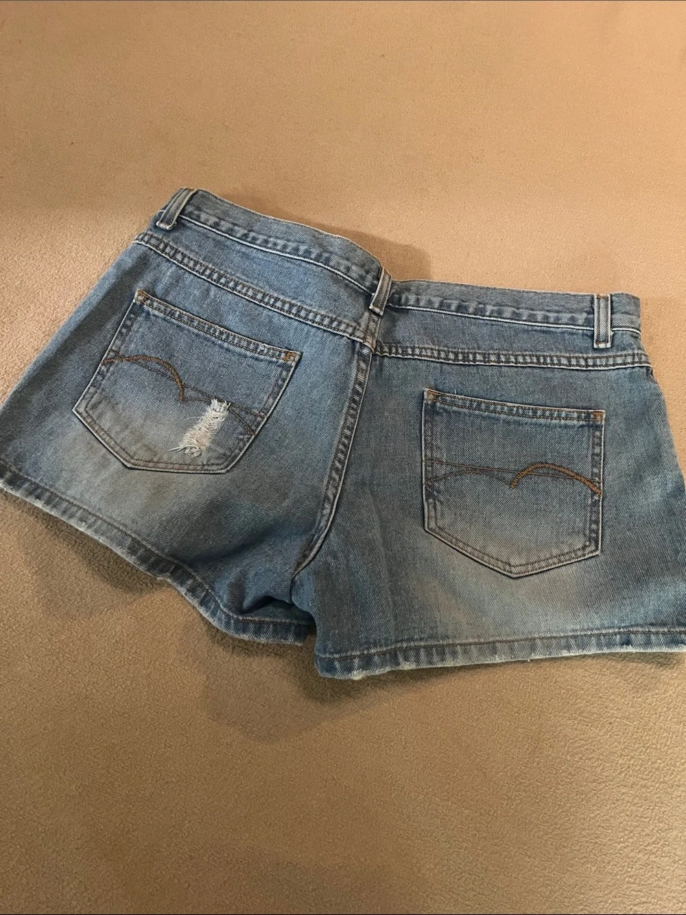 Y2K vintage Denim Shorts Trio - Light & Dark Blue Women's Jean Shorts size 11/12